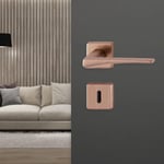 Hoppe Canberra Kapı Kolu Seti Barelli Tipi Bakır Renkli