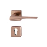 Hoppe Canberra Kapı Kolu Seti Barelli Tipi Bakır Renkli