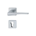 Hoppe Canberra Kapı Kolu Seti Barelli Tipi Gümüş Renkli