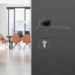 Hoppe Canberra Kapı Kolu Seti Oda Tipi Siyah Renkli