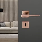 Hoppe Canberra Kapı Kolu Seti Oda Tipi Bakır Renkli