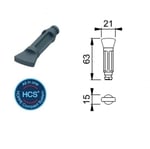 Hoppe HCS Paris Kapı Kol Seti Çerçeveli Cam Kanat Siyah Renkli  Mandal Kör Tıpa