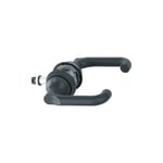 Hoppe HCS Paris Kapı Kol Seti Çerçeveli Cam Kanat Siyah Renkli  Anahtar Anahtar