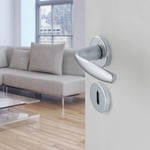 Hoppe New York Kapı Kolu Seti Barelli Tipi Gümüş Renkli