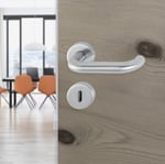 Hoppe Paris Kapı Kolu Seti Barelli Tipi Paslanmaz Çelik Renkli