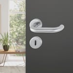 Hoppe Paris Kapı Kolu Seti Barelli Tipi Paslanmaz Çelik Renkli