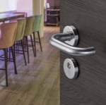 Hoppe Paris Kapı Kolu Seti Barelli Tipi Paslanmaz Çelik Renkli