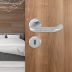 Hoppe Paris Kapı Kolu Seti Barelli Tipi Paslanmaz Çelik Renkli