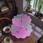ARTEVIA Pink Mist İki Katlı Sunumluk