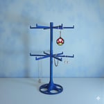 Çok Katmanlı Dönen Takı / Anahtarlık Sergileme Standı (3D Baskı)