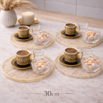 Gold Wind Tray - Tepsi