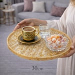 Gold Wind Tray - Tepsi