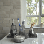 Gray Aura Banyo Sabunluk Seti