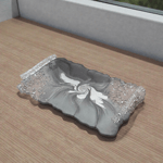 Gray Stream Tray - Küçük Tepsi - Gri