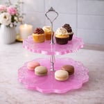 Pink Mist İki Katlı Sunumluk