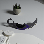 Valorant Yağmacı Karambit Maketi