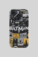 Batman Tasarımlı Premium Telefon Kılıfı Siyah