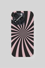 İphone Uyumlu Illusion Tasarımlı Premium Telefon Kılıfı Siyah (Model Seçiniz)