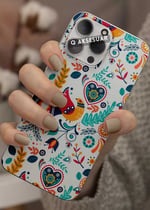 Samsung Galaxy Uyumlu Renkli Desenler Tasarımlı Şeffaf Telefon Kılıfı (Model Seçiniz)