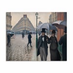 Gustave Caillebotte Paris Sokağı; Yağmurlu Gün