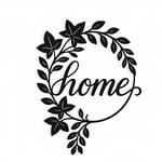 Home Çiçekli Metal Duvar Dekoru