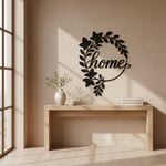 Home Çiçekli Metal Duvar Dekoru