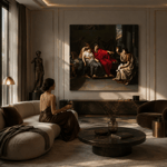 Jean-Baptiste Wicar Virgil'in Augustus, Octavia ve Livia'ya Aeneid'i Okuması