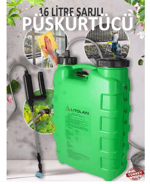 Litolan Akülü-Şarjlı Otomatik Sırt İlaçlama Pompası | 16 LitreAKTİF  HIRDAVATLitolan Akülü-Şarjlı Otomatik Sırt İlaçlama Pompası | 16 Litre