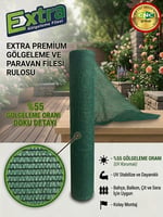 EXTRA GÖLGELEME FİLESİ  %55 - 45 GR/M2
