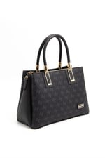 Silver & Polo SP1000 Kadın El Çantası Monogram Siyah