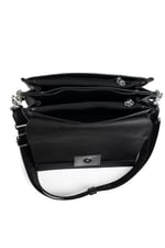 Silver & Polo SP1009 Kadın Çapraz Çanta Monogram Kahve