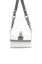 Silver & Polo SP1009 Kadın Çapraz Çanta Düz Beyaz-A.Gri