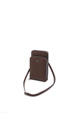 Silver & Polo SP1011 Kadın Telefon Çantası Petek Kahve