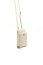 Silver & Polo SP1011 Kadın Telefon Çantası Monogram Taş-Kemik