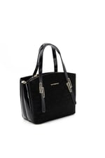 Silver & Polo SP1021 Kadın El Çantası Fashion Siyah-Rugan Siyah