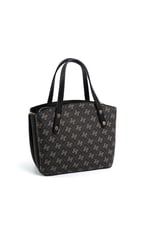 Silver & Polo SP1021 Kadın El Çantası Monogram Füme-Siyah