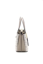Silver & Polo SP1021 Kadın El Çantası Monogram Bej-Kum