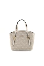 Silver & Polo SP1021 Kadın El Çantası Monogram Taş-Kemik