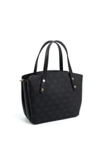 Silver & Polo SP1021 Kadın El Çantası Monogram Siyah