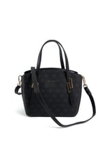 Silver & Polo SP1021 Kadın El Çantası Monogram Siyah