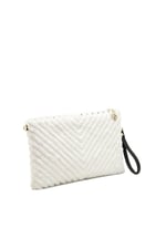 Silver & Polo SP1034 Kadın Portföy & Clutch Peluş Beyaz