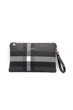 Silver & Polo SP1034 Kadın Portföy & Clutch Ekose Siyah