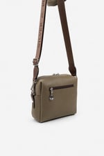 Silver & Polo SP1038 Kadın Çapraz Çanta Petek L.Haki-Kahve