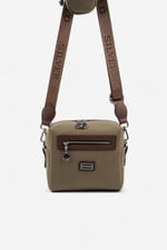 Silver & Polo SP1038 Kadın Çapraz Çanta Petek L.Haki-Kahve