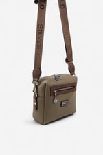 Silver & Polo SP1038 Kadın Çapraz Çanta Petek L.Haki-Kahve