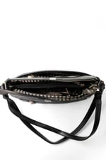Silver & Polo SP1060 Kadın Çapraz Çanta Harita Siyah-A.Taba