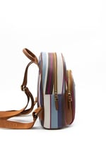 Silver & Polo SP1062 Kadın Sırt Çantası Ekose Mix-Taba