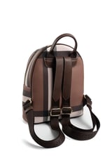 Silver & Polo SP1062 Kadın Sırt Çantası Ekose Koyu Kahve-Kahve
