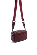 Silver & Polo SP1078 Kadın Çapraz Çanta Düz Bordo