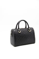 Silver & Polo SP1091 Kadın El Çantası Logolu Siyah